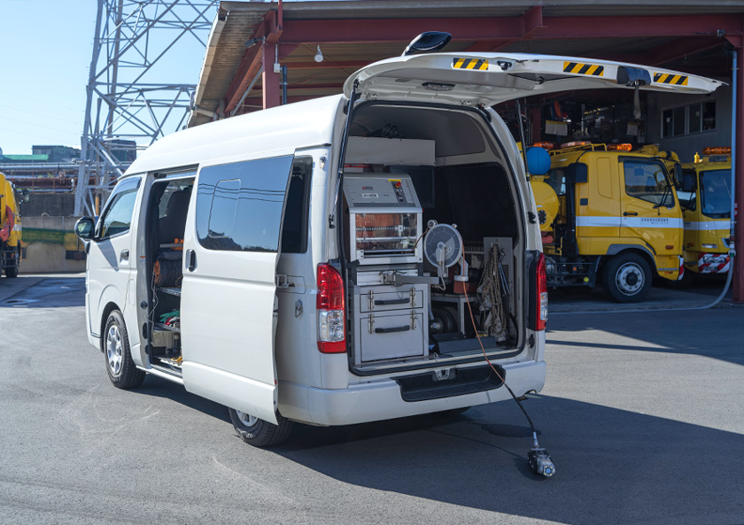 テレビカメラ搭載車 φ200~2000mm